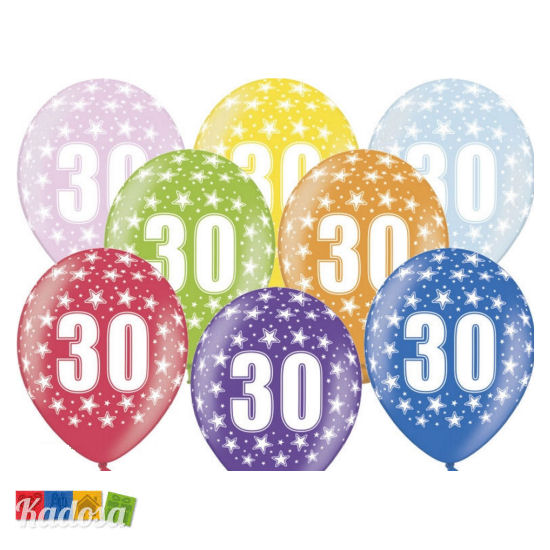 Palloncini 30 Anni Multicolor - Kadosa