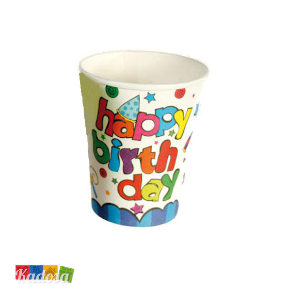 Set Bicchieri Happy Birthday Blu - Kadosa