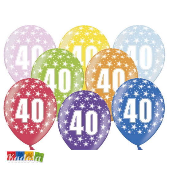 Palloncini 40 anni Multicolor - Kadosa