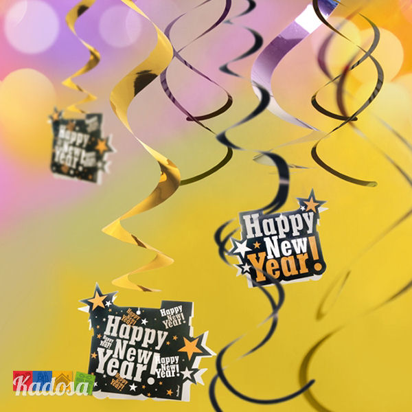 Ghirlande HAPPY NEW YEAR da appendere- Kadosa