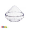 Scatole Porta Confetti Diamante Plexiglass Trasparente Set 4 pz - Kadosa