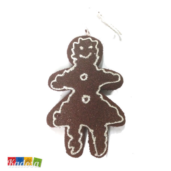 Biscotti OMINO PAN DI ZENZERO GIRL Choco per Albero di Natale - Kadosa