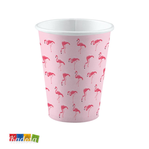 Bicchieri Fenicottero Rosa Pink Flamingo - Kadosa