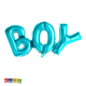 palloncino scritta BOY Foil Azzurro - kadosa