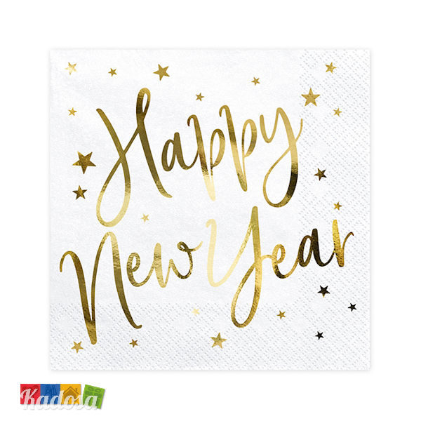 Sayala 30Pcs Decorazioni Festa Capodanno 2019 Festone di Buon Anno Happy New Year,Oro Nero Felice Anno Nuovo Decorazioni per Feste 2019 