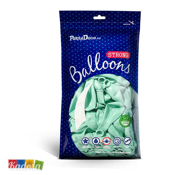 Palloncini Tiffany Tinta Unita Biodegradabili 10 pz - Kadosa