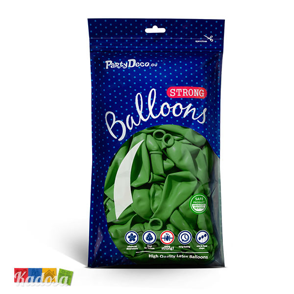 Palloncini Verdi Tinta Unita Biodegradabili 10 pz - Kadosa