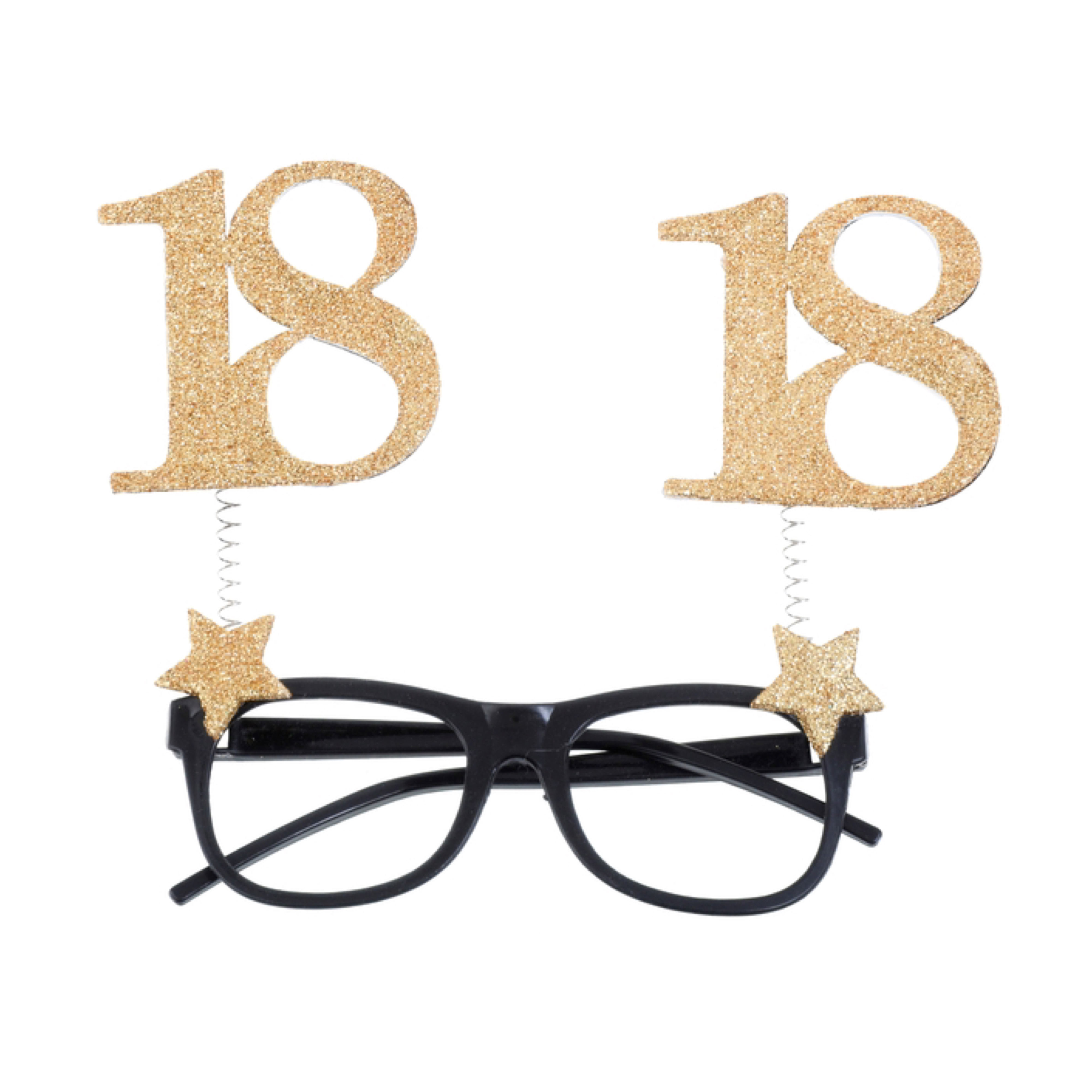 Occhiali ROSA numero 18 strassaplikationen COMPLEANNO Occhiali Compleanno Numero CERIMONIA 