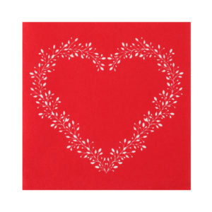 Tovaglioli Cuore rosso san valentino pic ninc party festa compleanno anniversario tema red passion